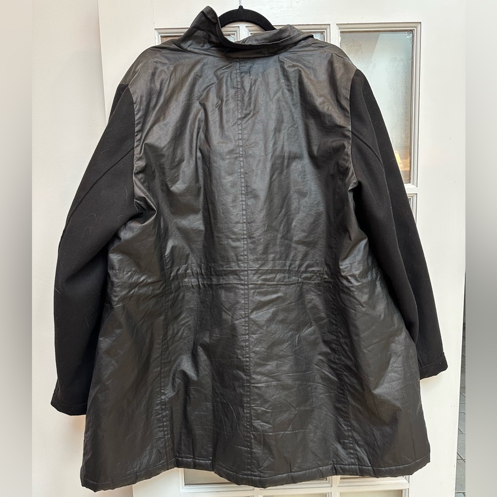 Lane Bryant Women's Black Mid-weight Winter Quilted Warm Jacket Plus Size 22 24 - Picture 6 of 12
